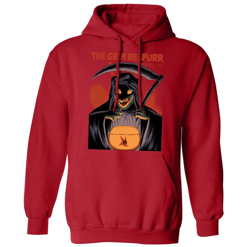Classic Unisex Hoodie - Q1PT6WY9 - Red - 5