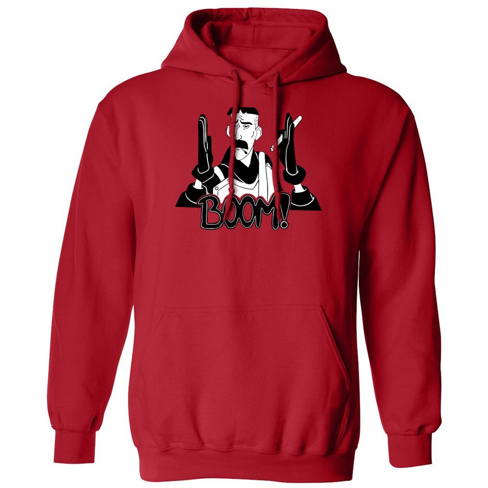 Classic Unisex Hoodie - ZN7JUV1E - Red - 5