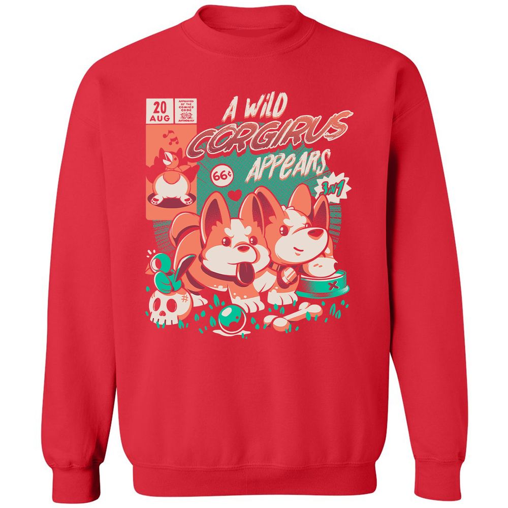 Classic Unisex Sweatshirt - 1JPQ74W9 - Red - 5