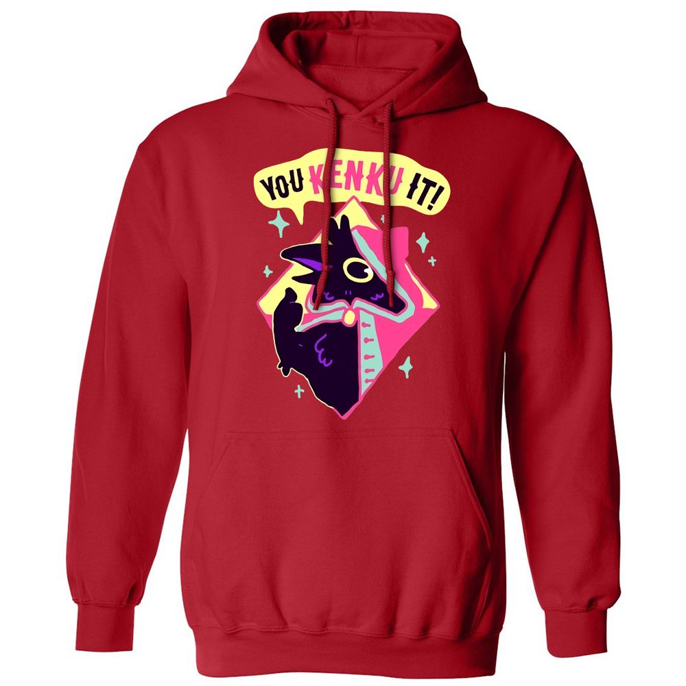 Classic Unisex Hoodie - 674HGR7B - Red - 5