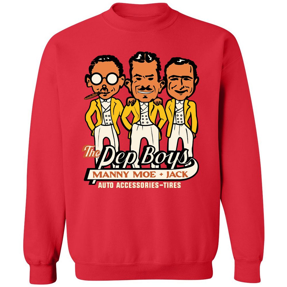 Classic Unisex Sweatshirt - RN3BYHVF - Red - 5