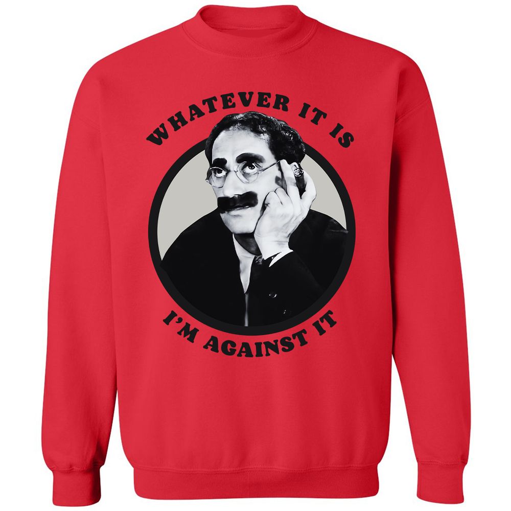 Classic Unisex Sweatshirt - 4RJYJBNU - Red - 5