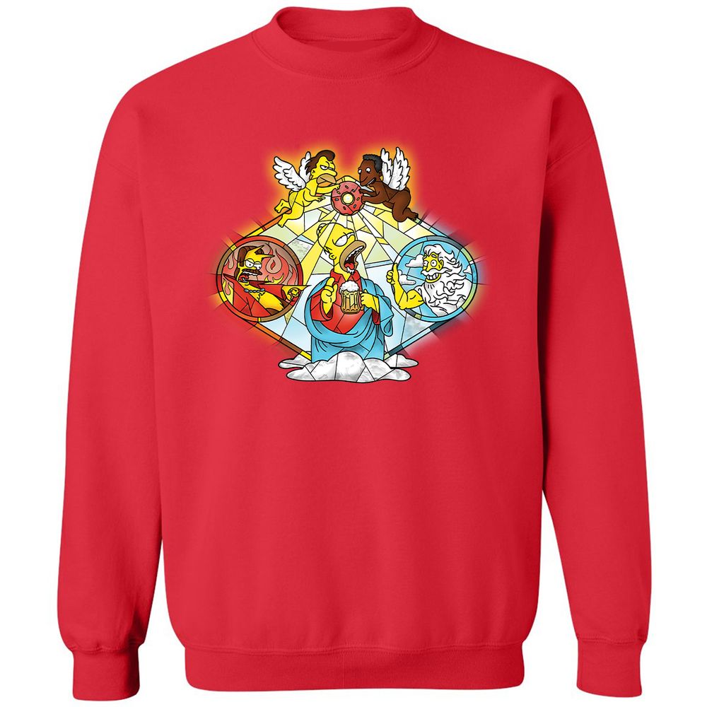 Classic Unisex Sweatshirt - QU9YZXBF - Red - 5