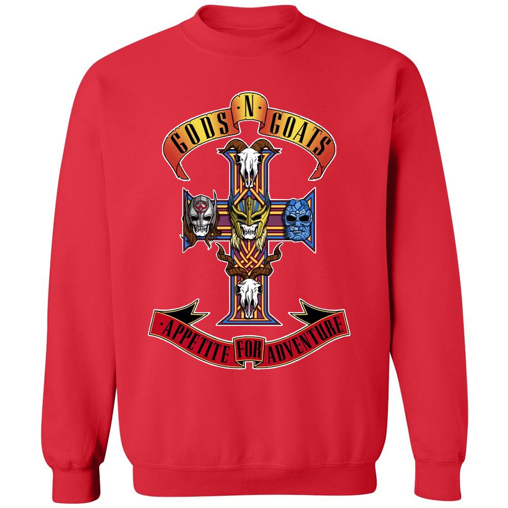 Classic Unisex Sweatshirt - 8LSHJJ91 - Red - 5