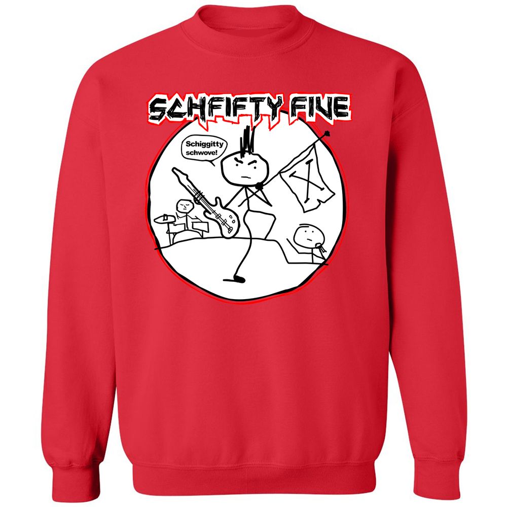 Classic Unisex Sweatshirt - 3DSJB4RN - Red - 5