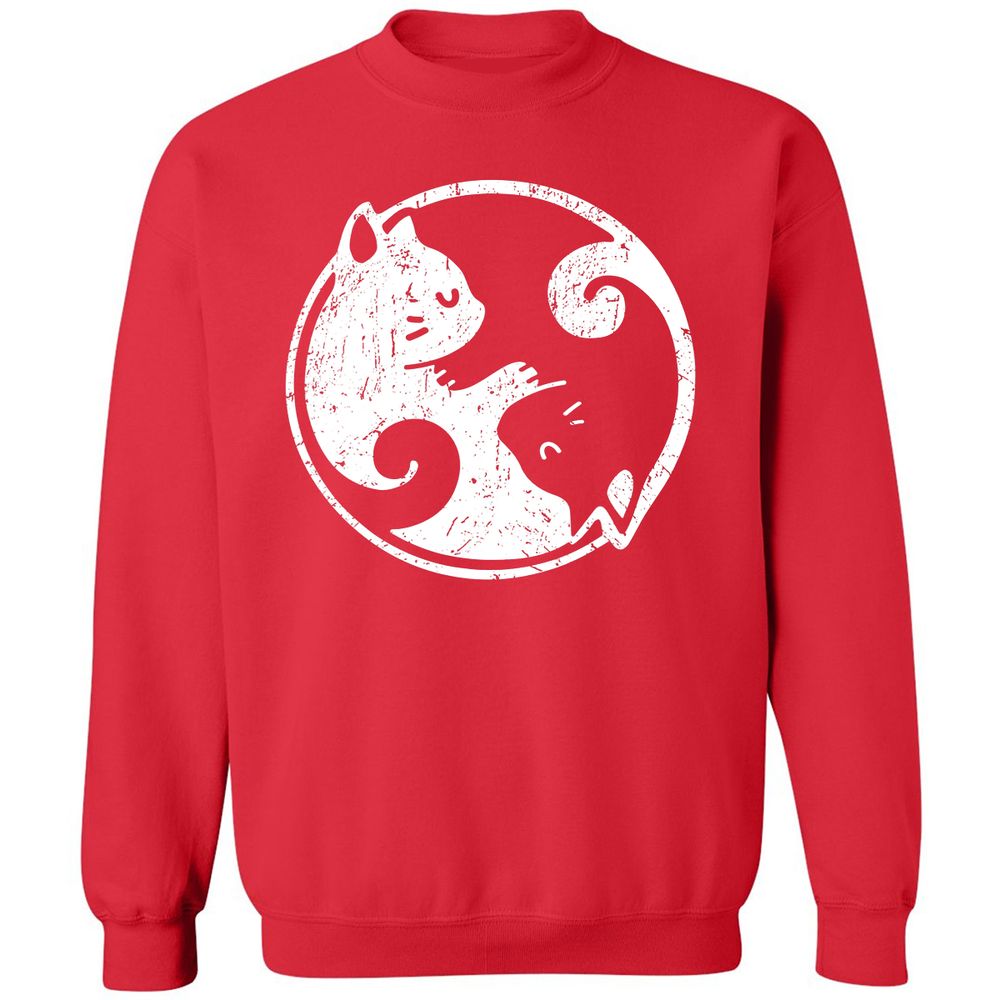 Classic Unisex Sweatshirt - KRBM8VZF - Red - 5
