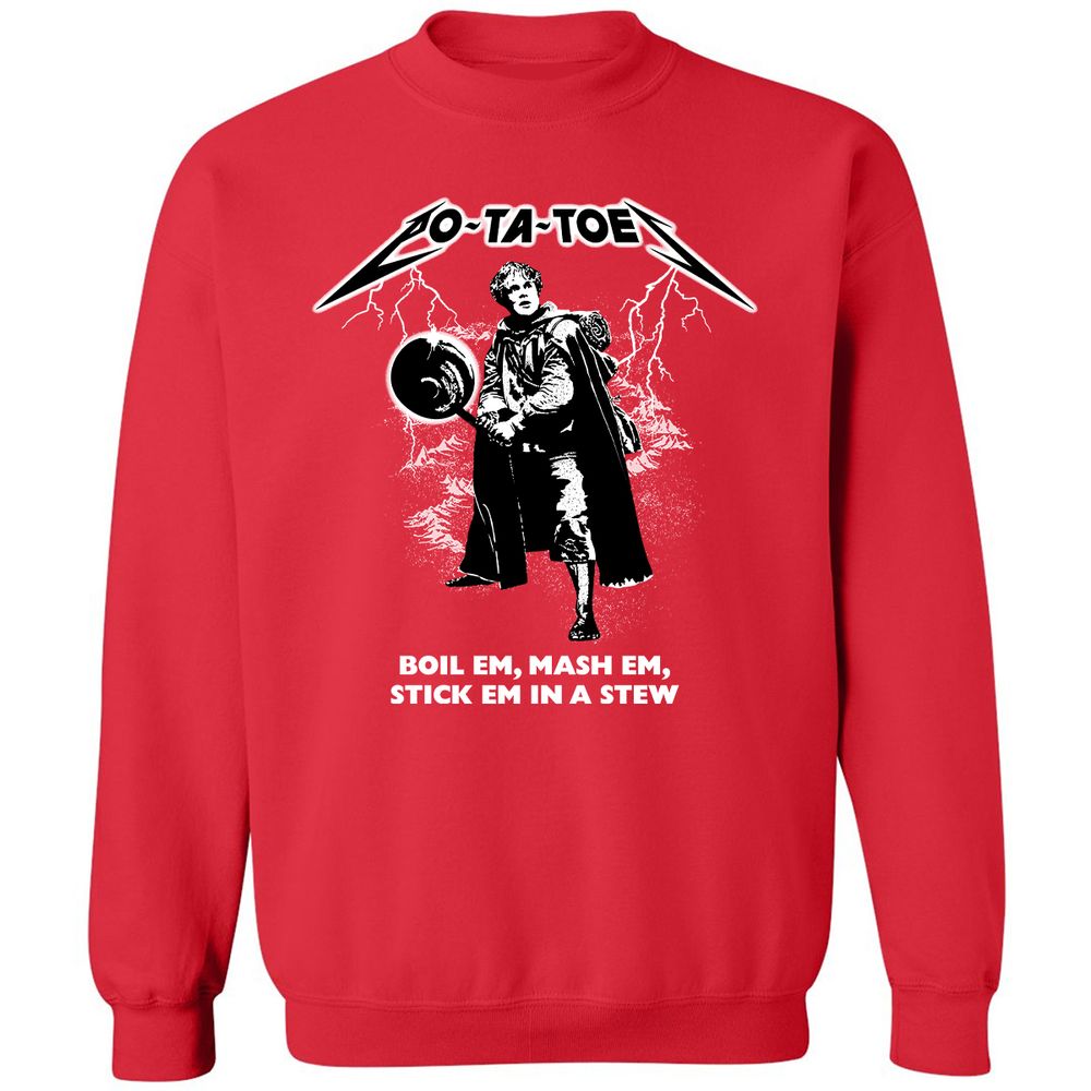 Classic Unisex Sweatshirt - HCTYDD6X - Red - 5