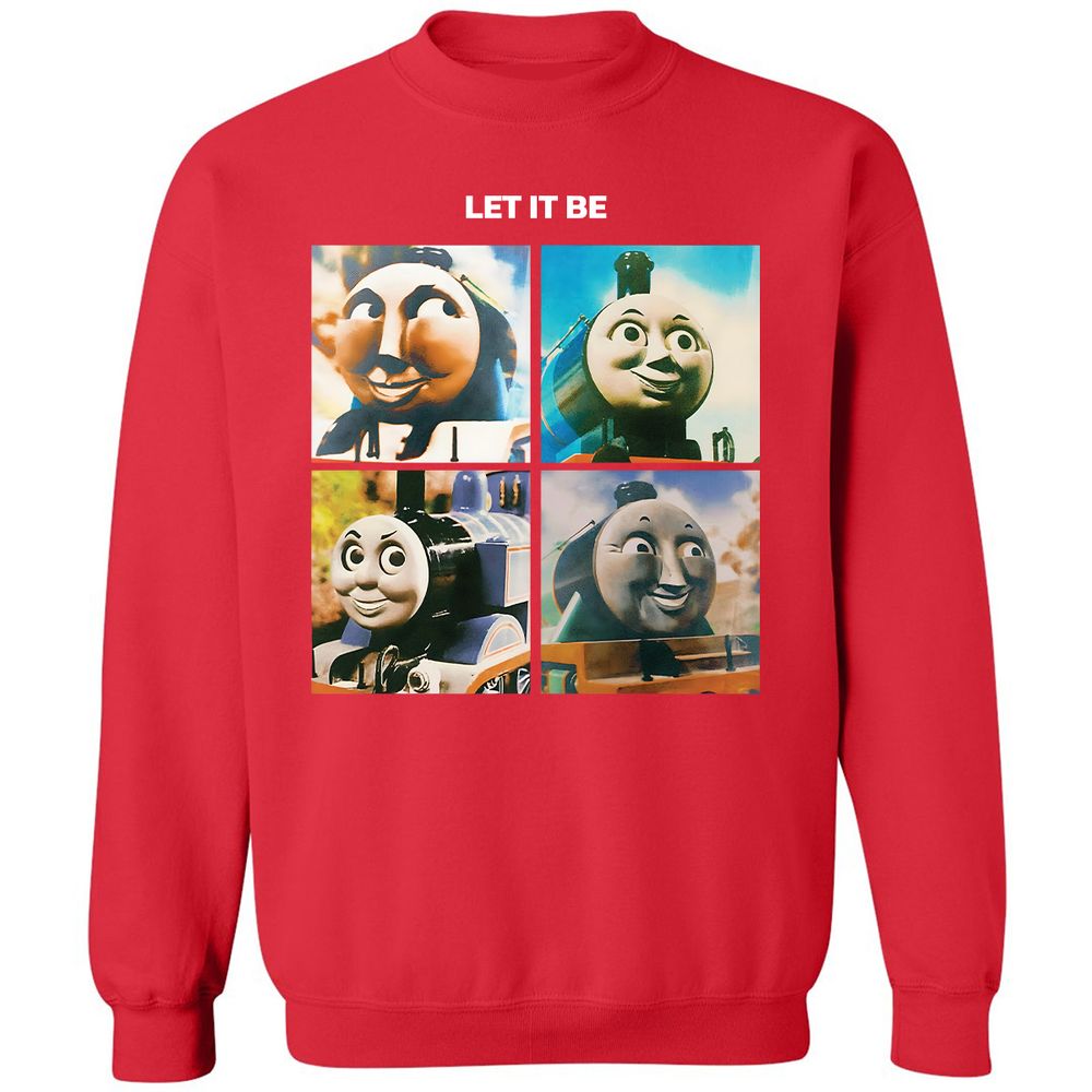 Classic Unisex Sweatshirt - ZPNL37M7 - Red - 5