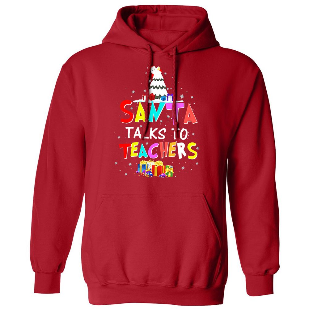 Classic Unisex Hoodie - RDHVKWRH - Red - 5