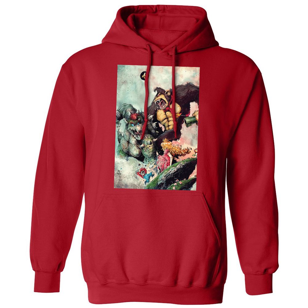 Classic Unisex Hoodie - 7RJMV1F2 - Red - 5