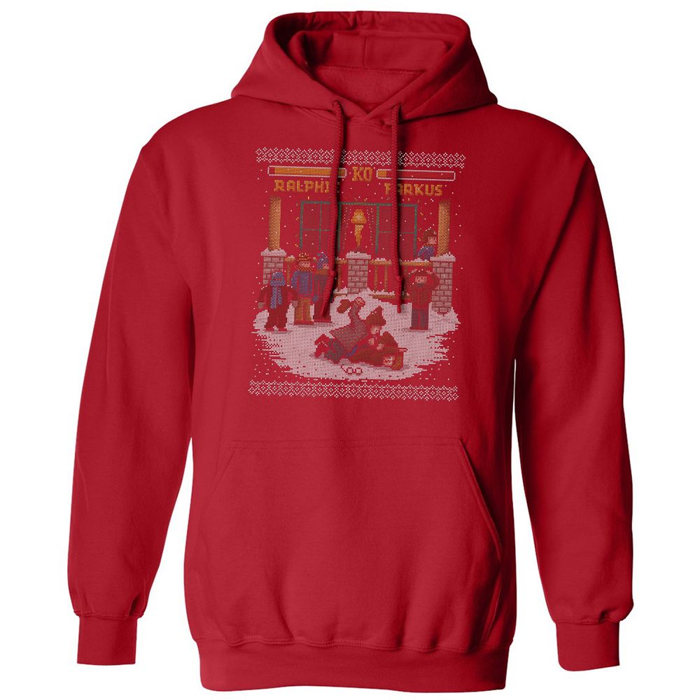 Classic Unisex Hoodie - A7VP2NQK - Red - 5