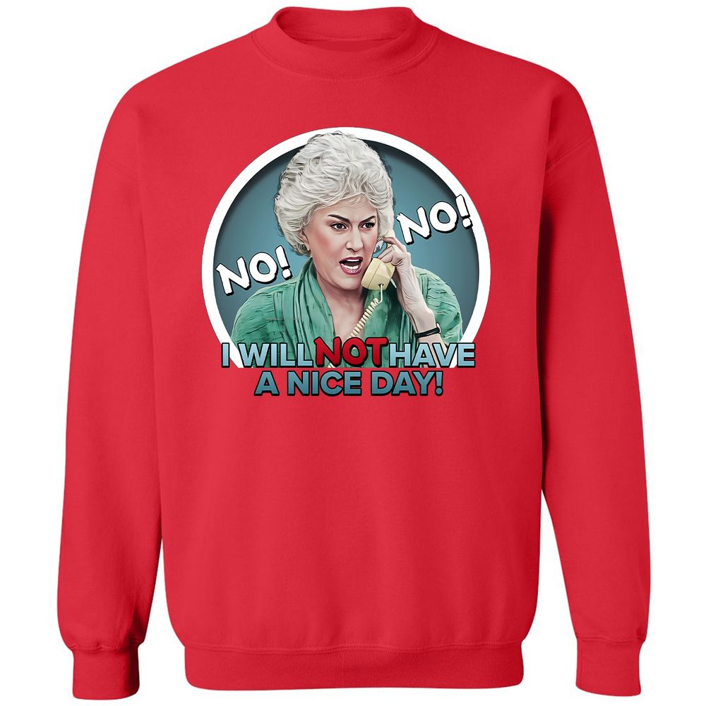 Classic Unisex Sweatshirt - 7TXNXELJ - Red - 5