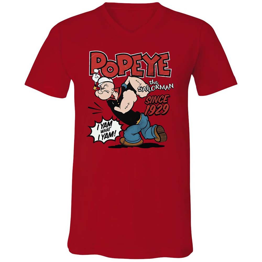 Unisex V-Neck T-Shirt - VTB7XSS7 - Red - 5