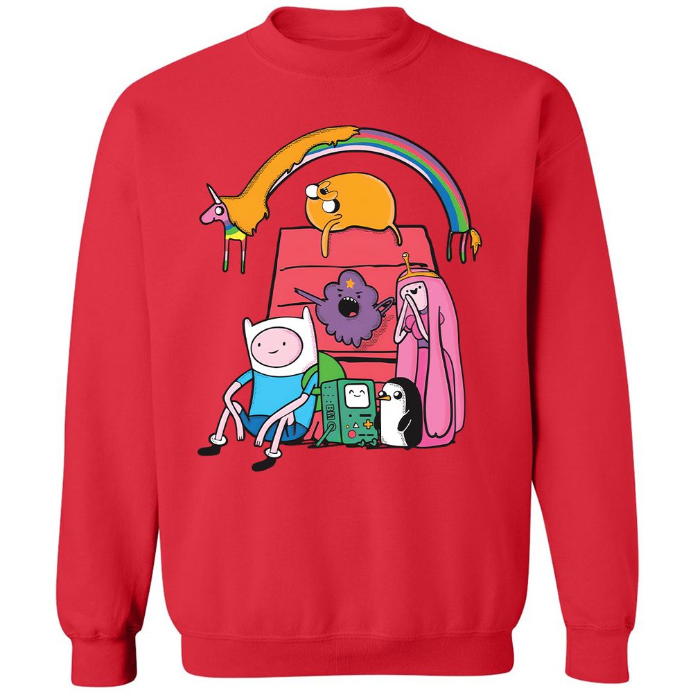 Classic Unisex Sweatshirt - DGQ8WD4K - Red - 5