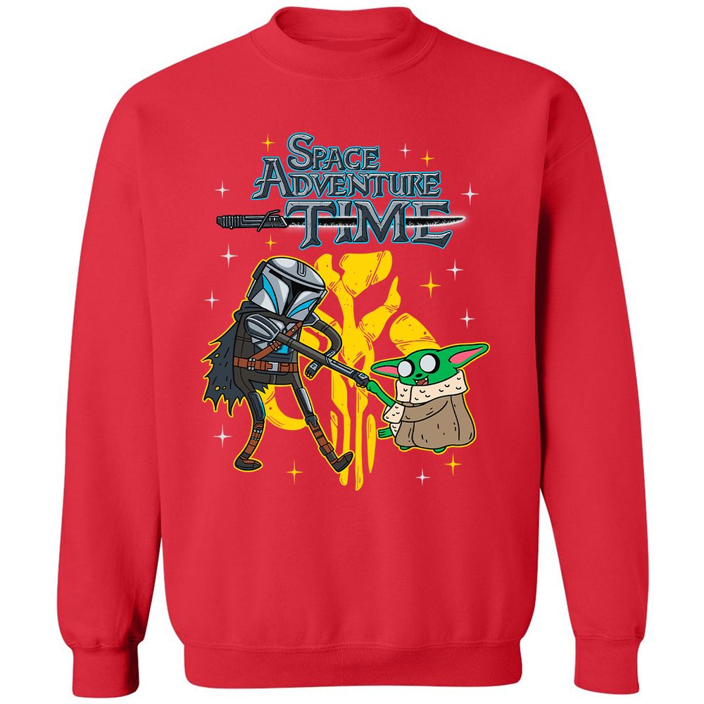 Classic Unisex Sweatshirt - 63ZU7PL6 - Red - 5