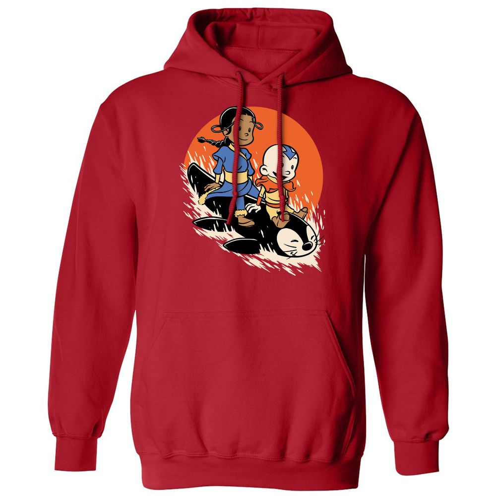 Classic Unisex Hoodie - TE9F5URM - Red - 5