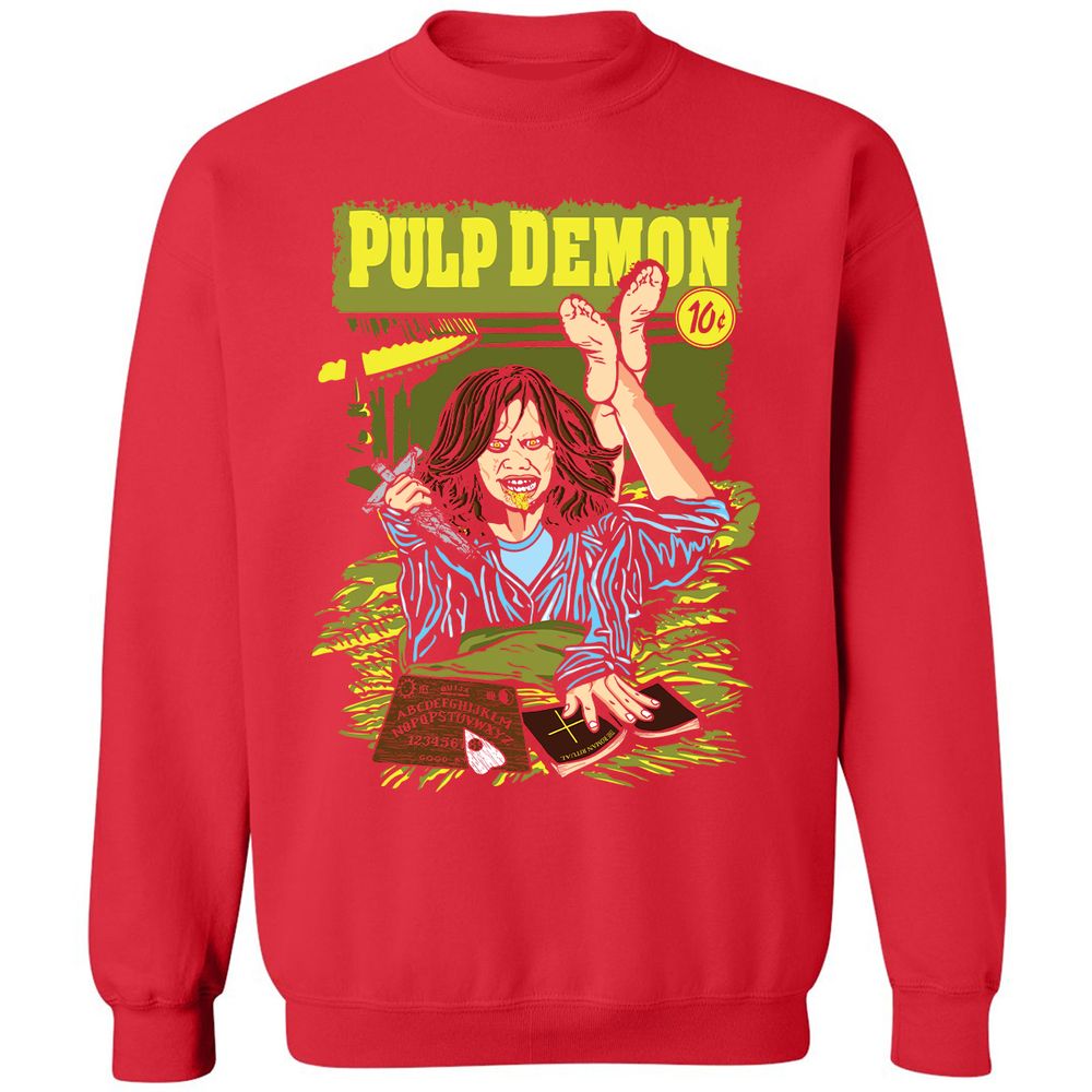 Classic Unisex Sweatshirt - UP7D5CFG - Red - 5