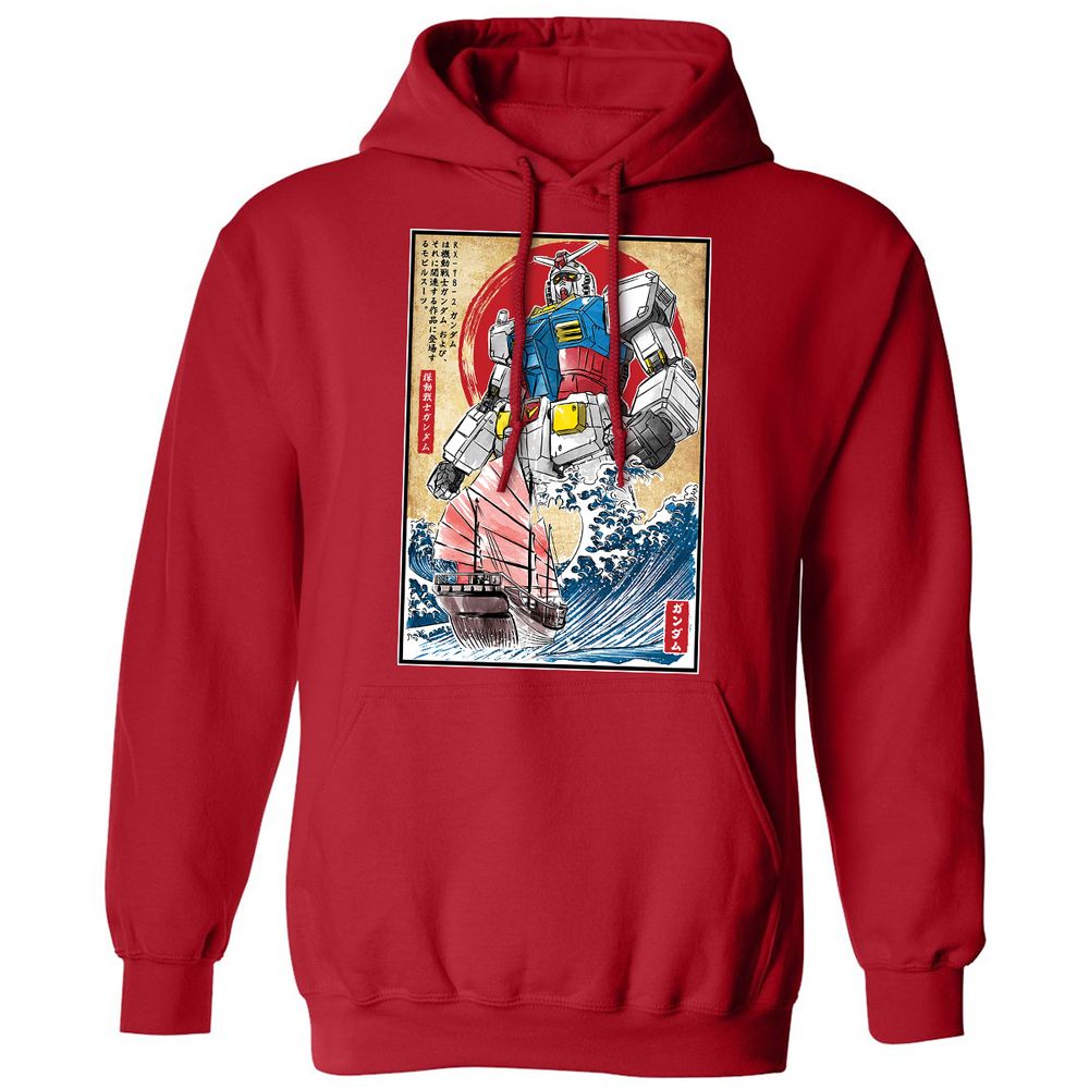 Classic Unisex Hoodie - 7KSQSNA7 - Red - 5