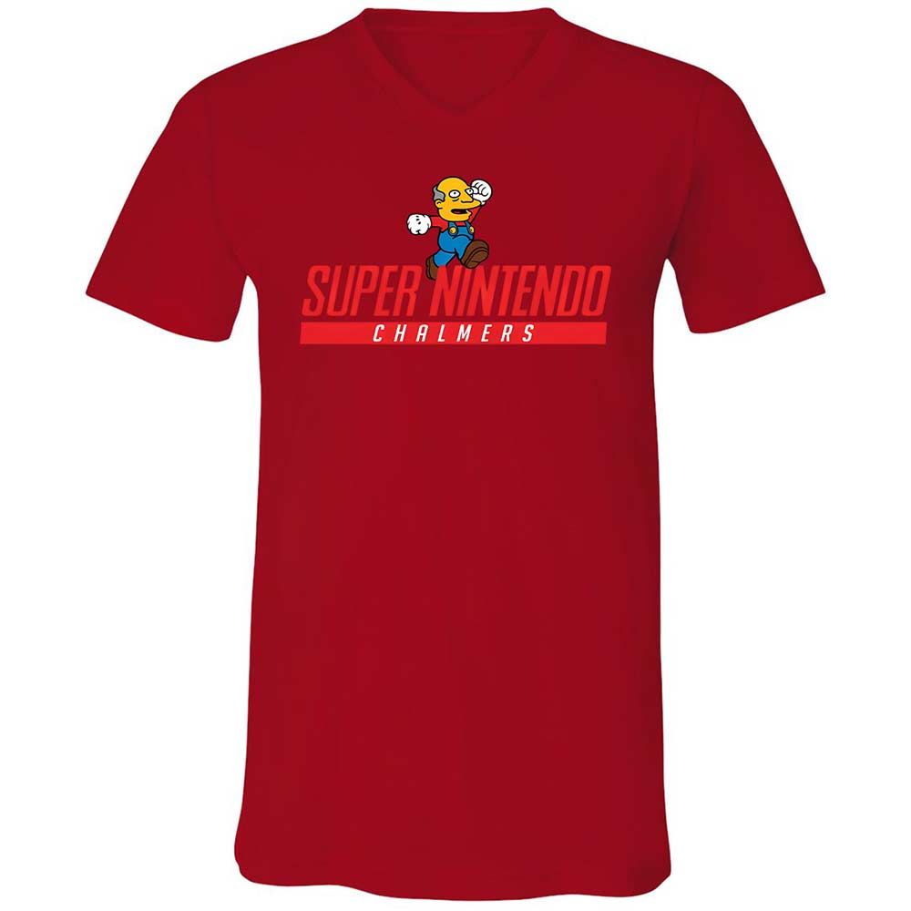 Unisex V-Neck T-Shirt - WKLW5FKM - Red - 5