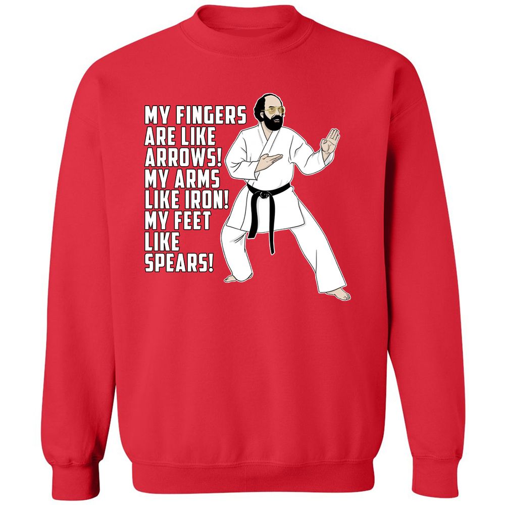 Classic Unisex Sweatshirt - C5XVP9KJ - Red - 5