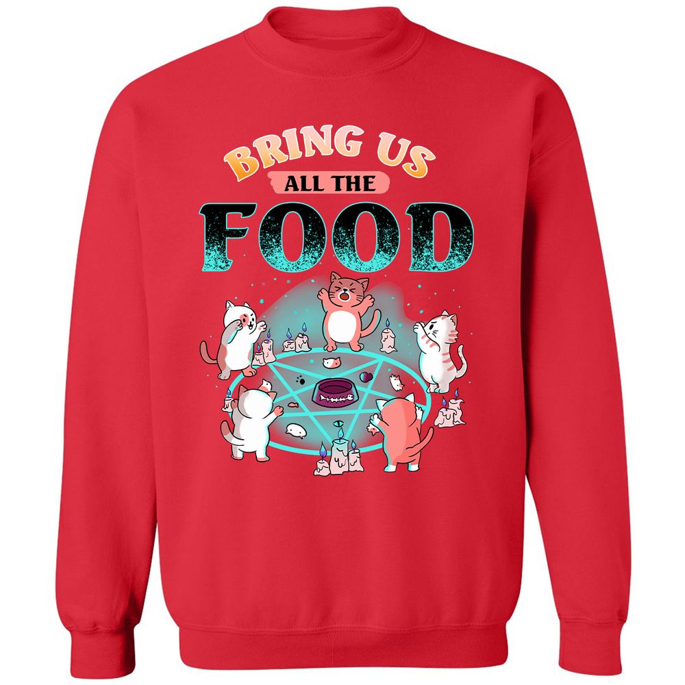 Classic Unisex Sweatshirt - UAH3TKDH - Red - 5