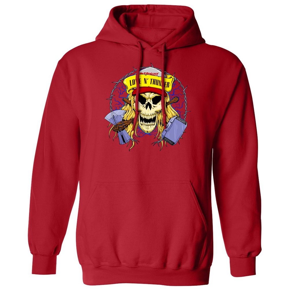 Classic Unisex Hoodie - U6K39ZDW - Red - 5