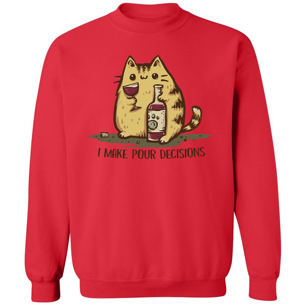 Classic Unisex Sweatshirt - ZTDH59ED - Red - 5