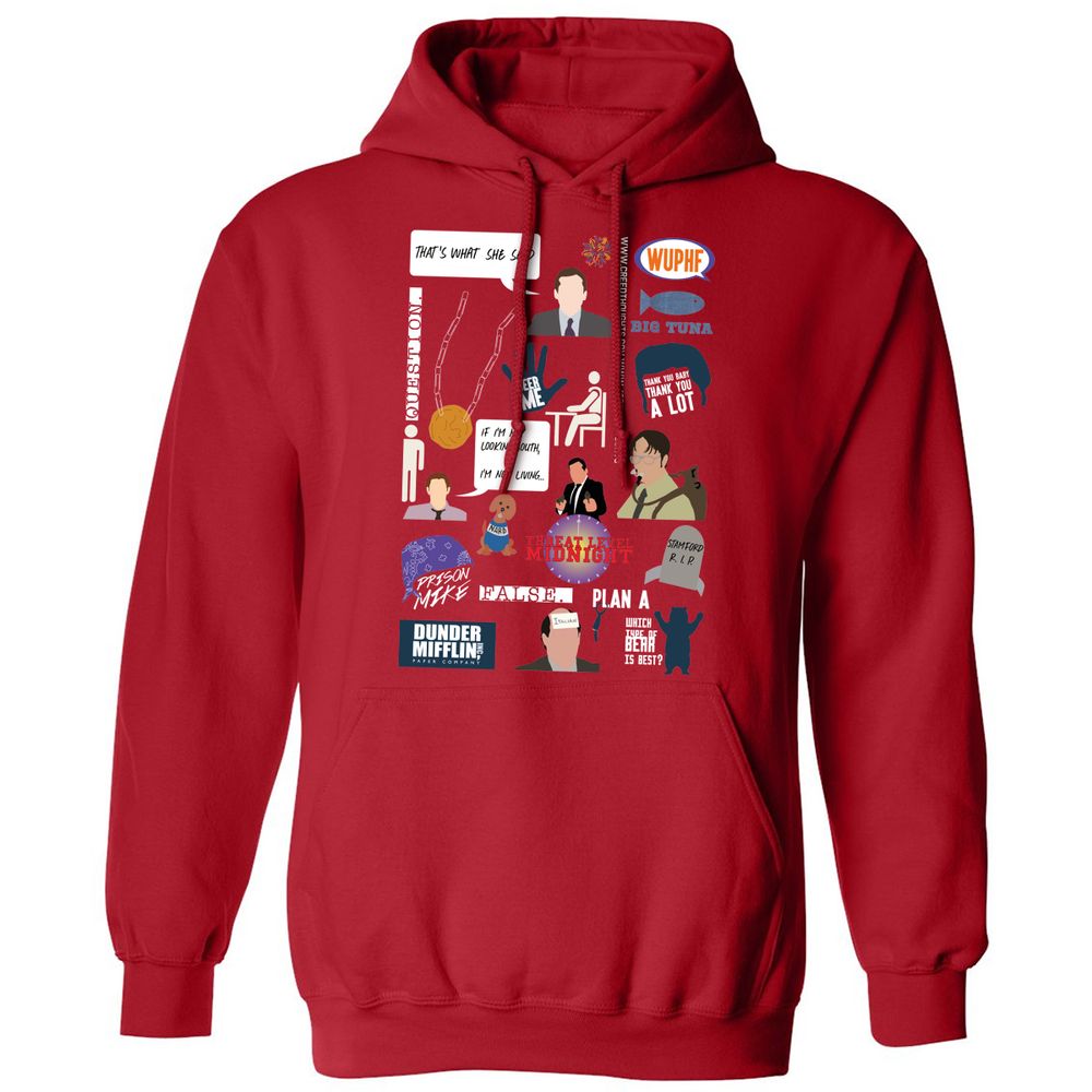 Classic Unisex Hoodie - JLFXA9AG - Red - 5