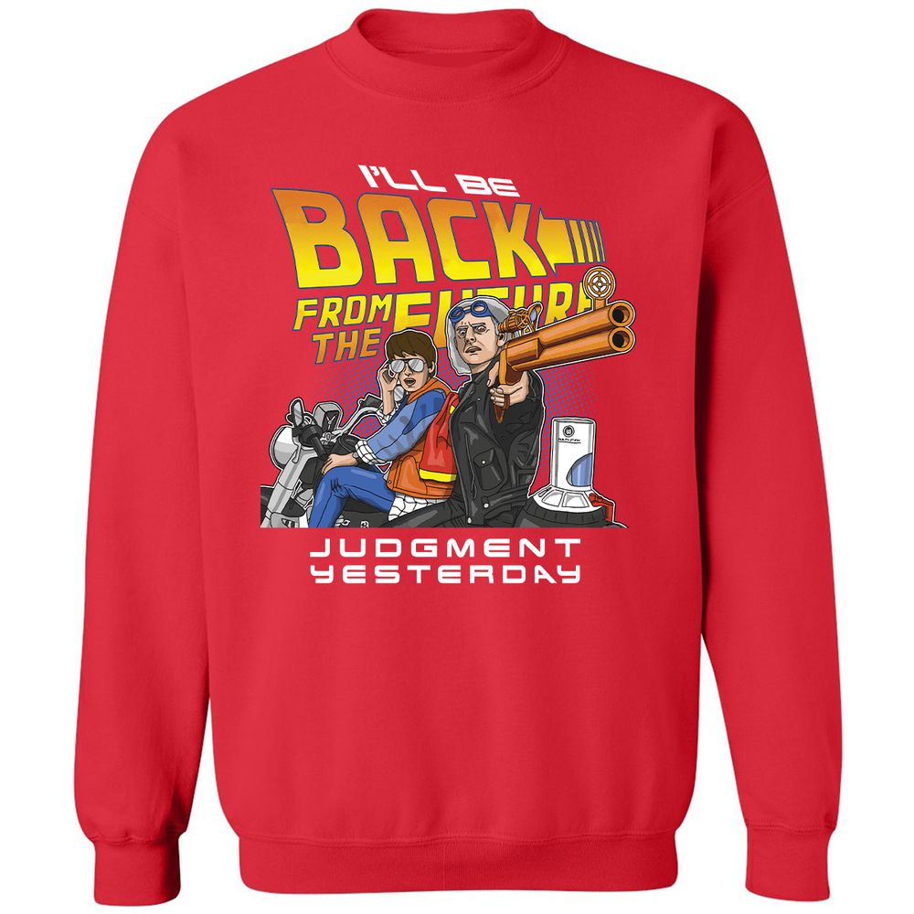 Classic Unisex Sweatshirt - L8Y3HT1B - Red - 5