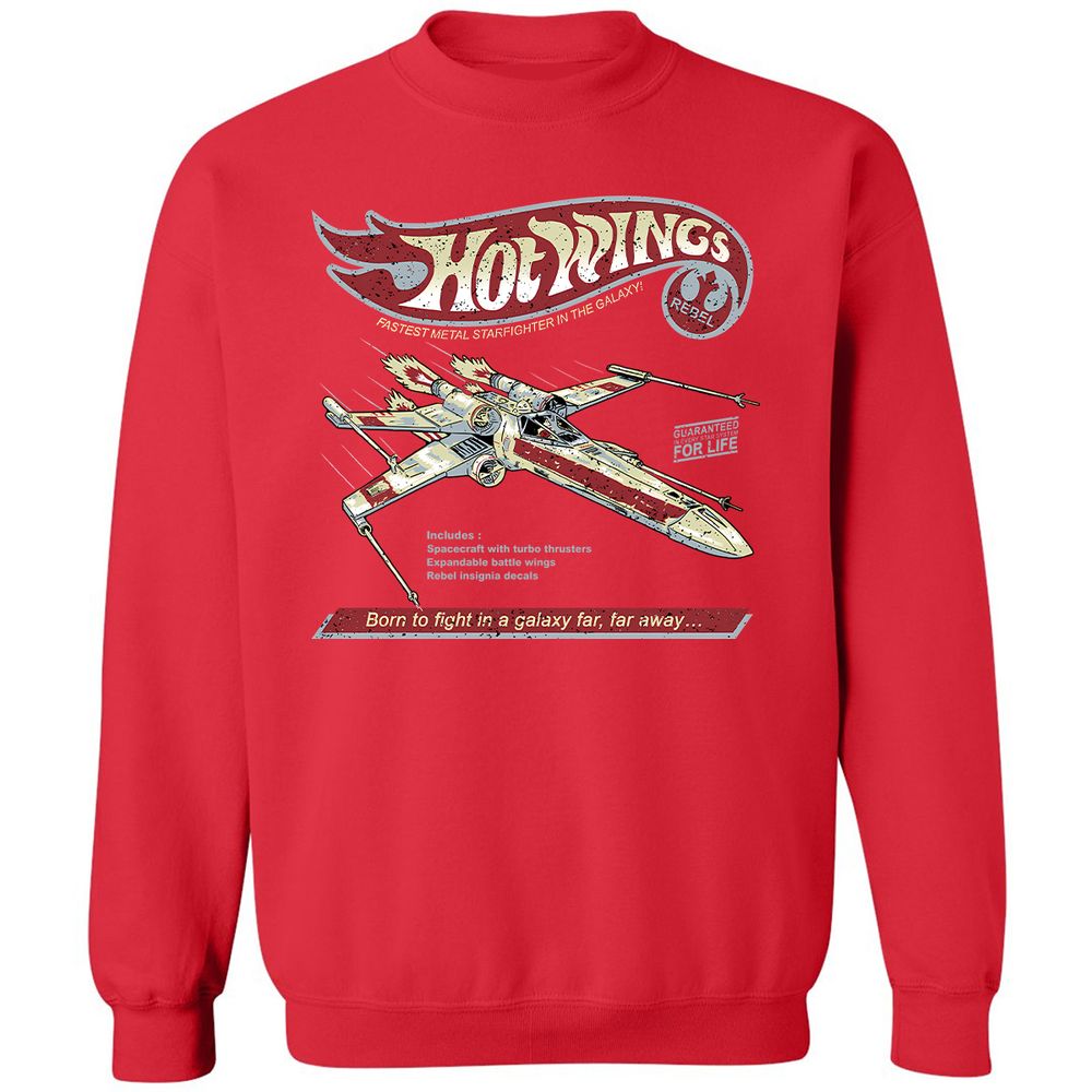 Classic Unisex Sweatshirt - DYP7BX9K - Red - 5