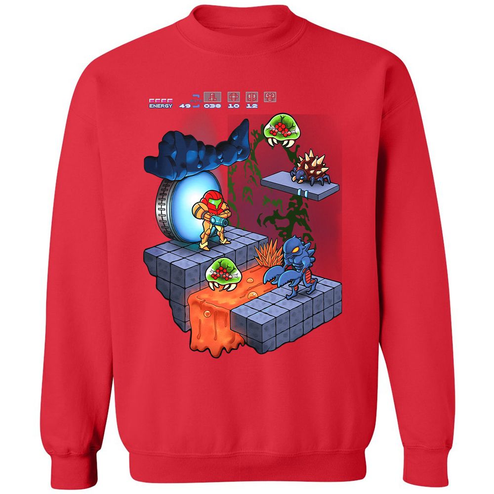 Classic Unisex Sweatshirt - 9SHFHC8N - Red - 5