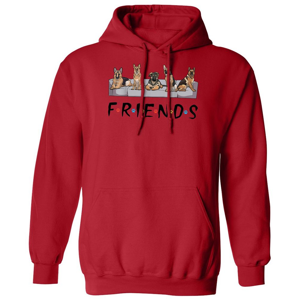 Classic Unisex Hoodie - XN9LGMJ7 - Red - 5