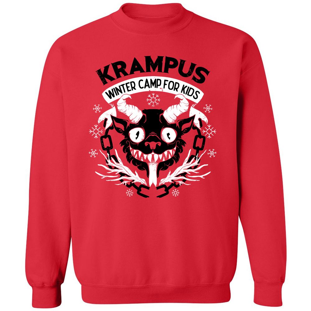 Classic Unisex Sweatshirt - VZB46UKM - Red - 5