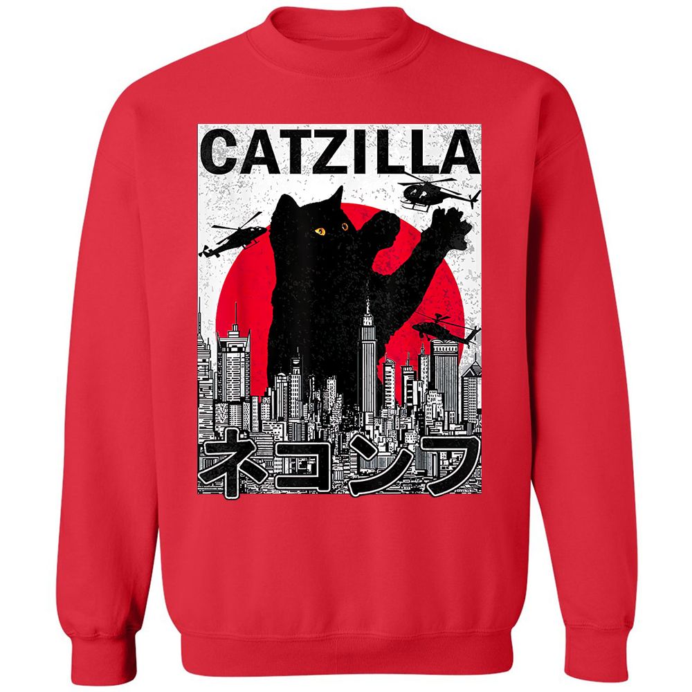 Classic Unisex Sweatshirt - UE2XQMRB - Red - 5