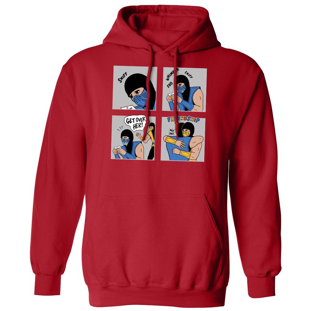 Classic Unisex Hoodie - LPBCG22E - Red - 5