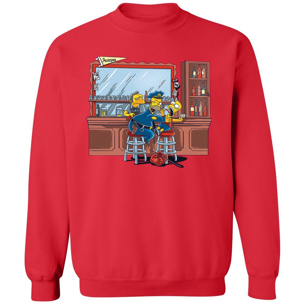 Classic Unisex Sweatshirt - LLYXTNHY - Red - 5