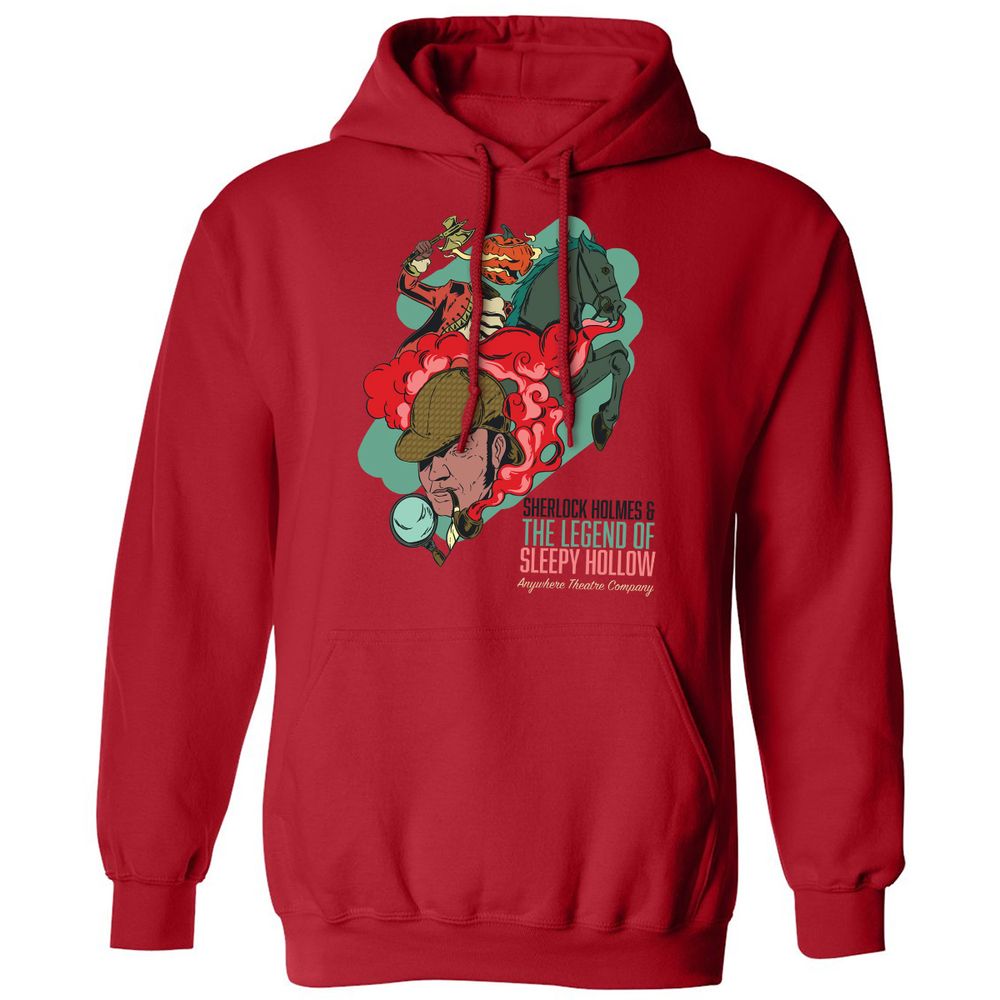 Classic Unisex Hoodie - QWUEUA43 - Red - 5