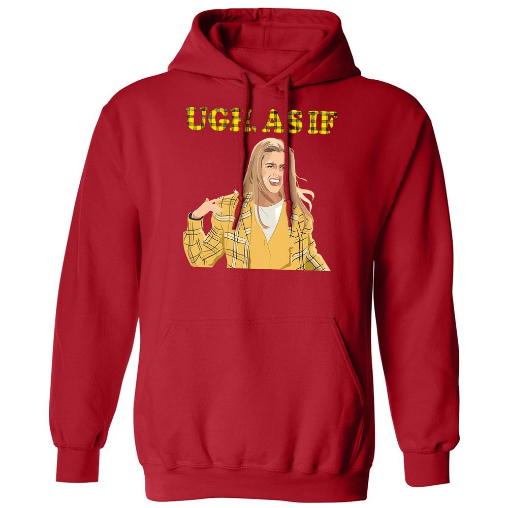 Classic Unisex Hoodie - HPMW9K4C - Red - 5