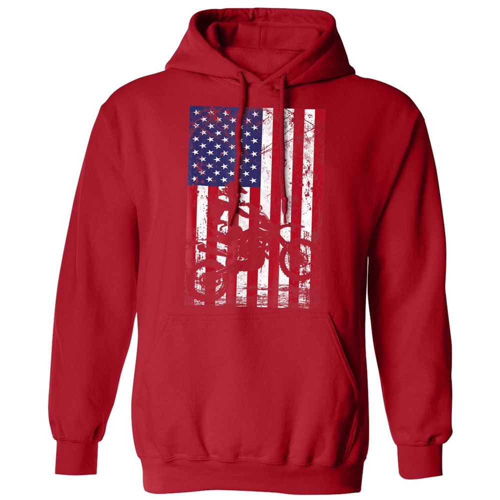 Classic Unisex Hoodie - HM62Z5SM - Red - 5