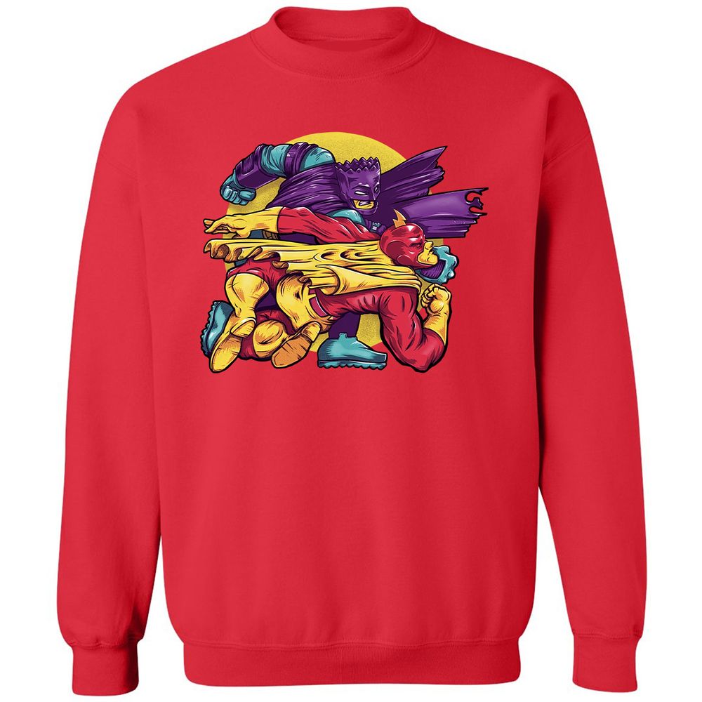 Classic Unisex Sweatshirt - HTL7LAMK - Red - 5