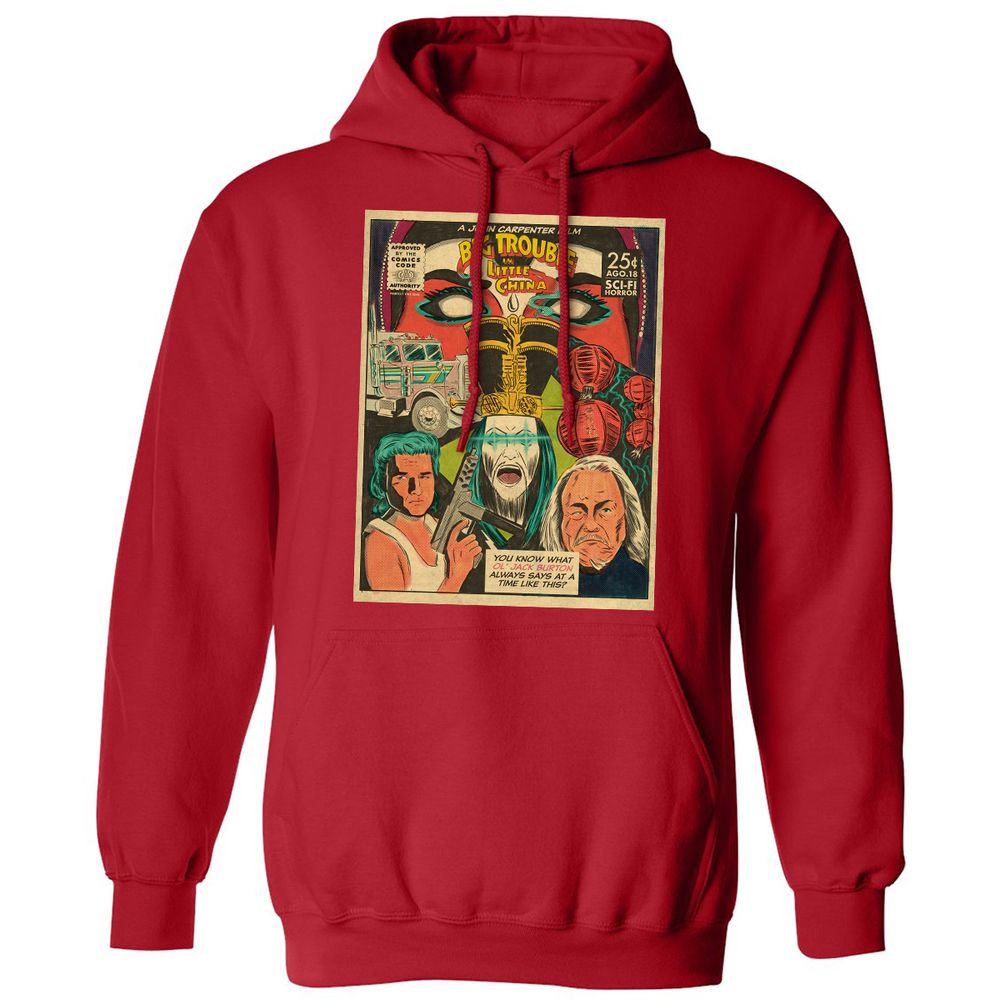 Classic Unisex Hoodie - E44BP3SR - Red - 5