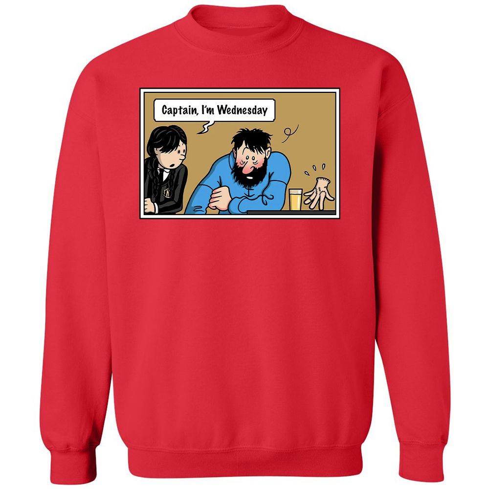 Classic Unisex Sweatshirt - 179JEY3W - Red - 5