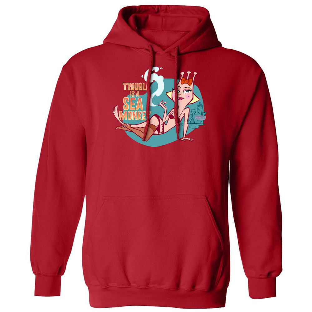 Classic Unisex Hoodie - 52DZCNHR - Red - 5
