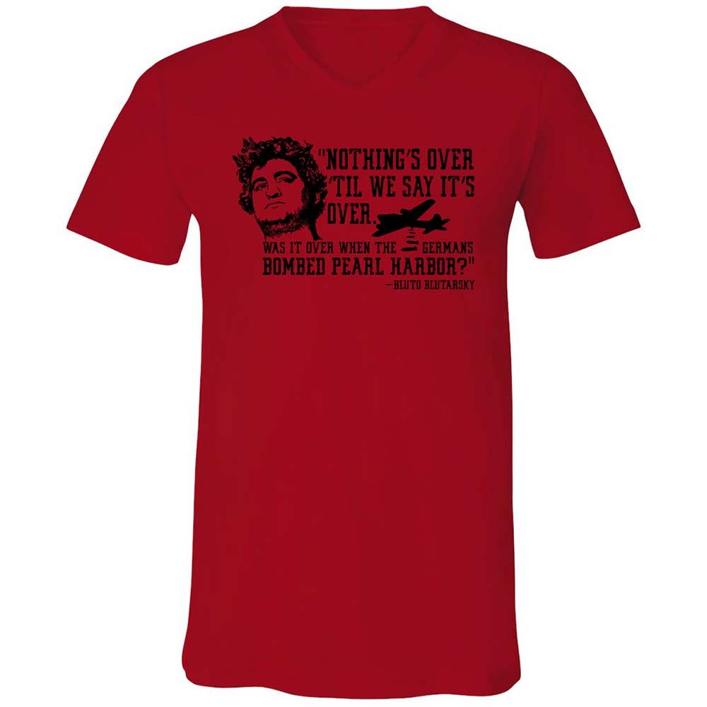 Unisex V-Neck T-Shirt - ZW3F1LL2 - Red - 5