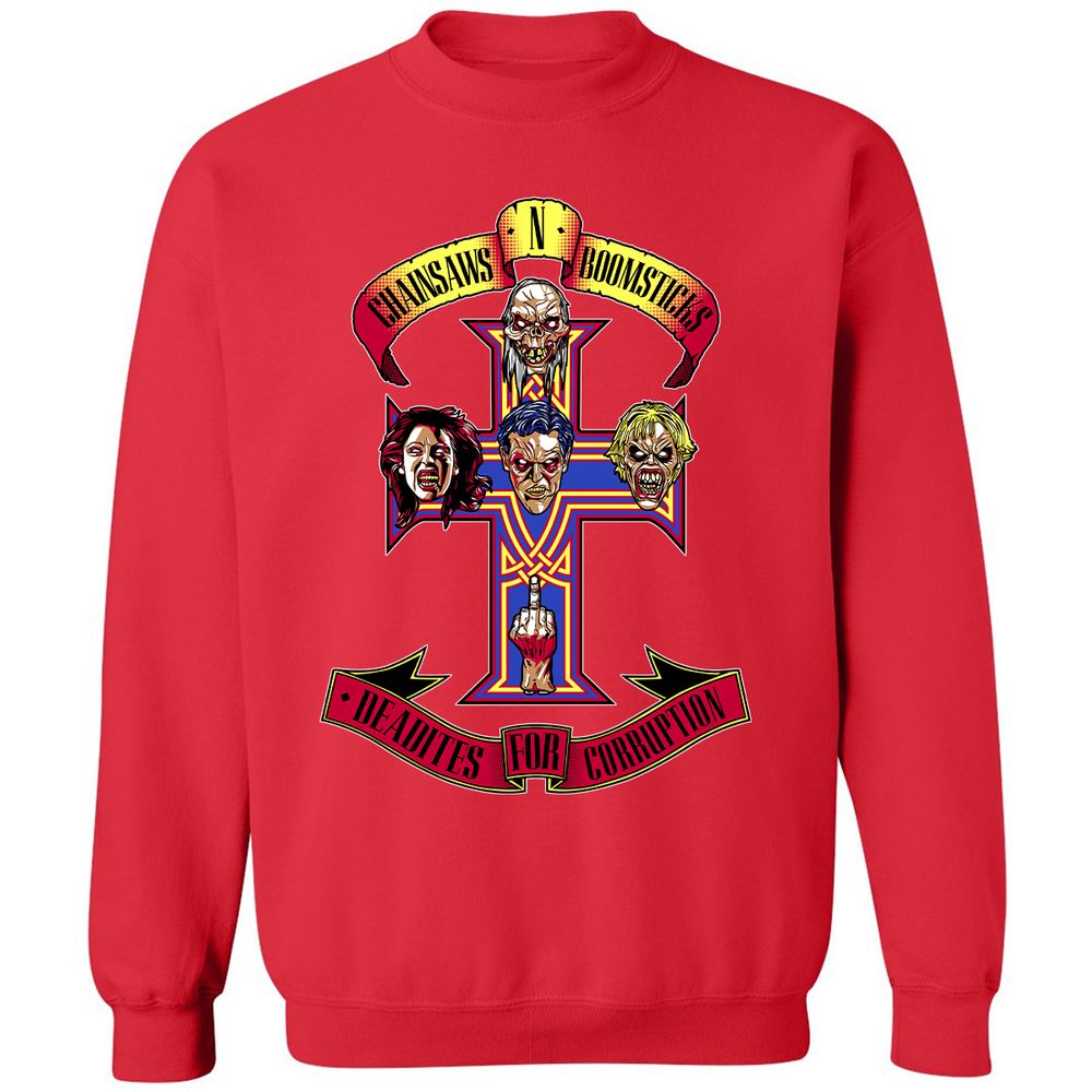 Classic Unisex Sweatshirt - C48Q8LDR - Red - 5