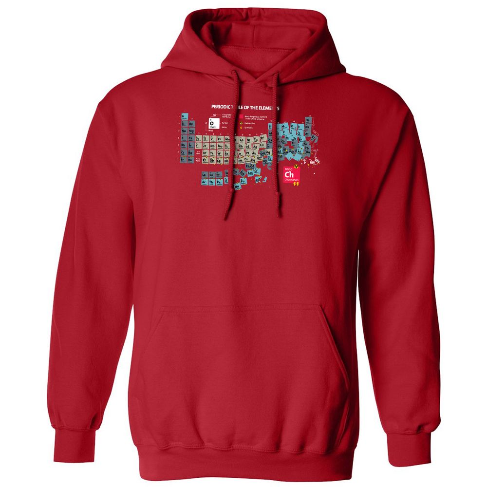 Classic Unisex Hoodie - 3SB5RGJW - Red - 5
