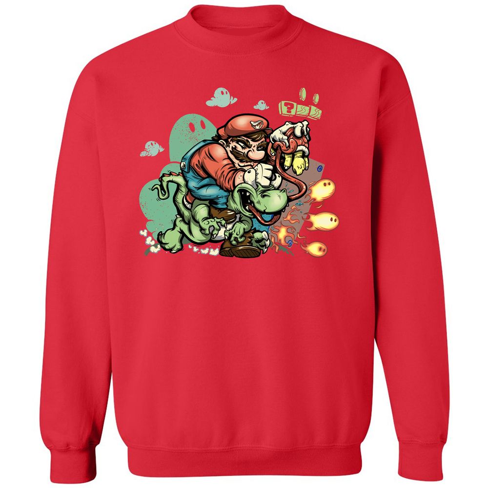 Classic Unisex Sweatshirt - 1AC1QNAS - Red - 5