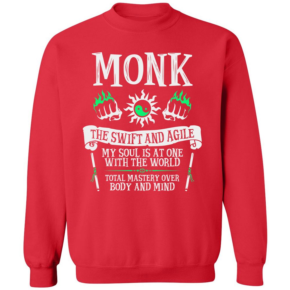 Classic Unisex Sweatshirt - HRZ6DKD7 - Red - 5