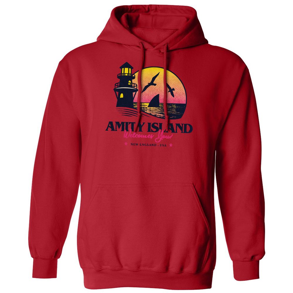 Classic Unisex Hoodie - DD6ECGFG - Red - 5