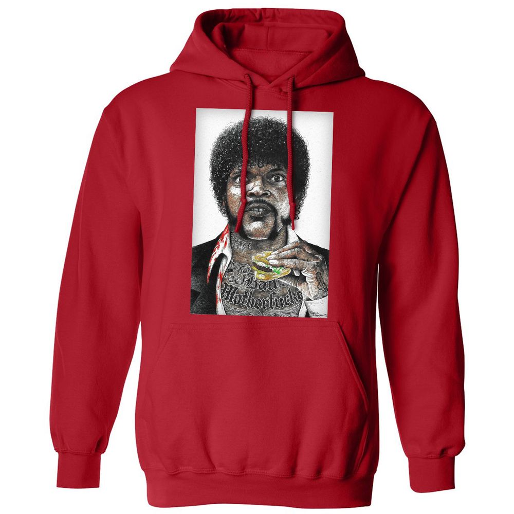 Classic Unisex Hoodie - VK7AJF1J - Red - 5